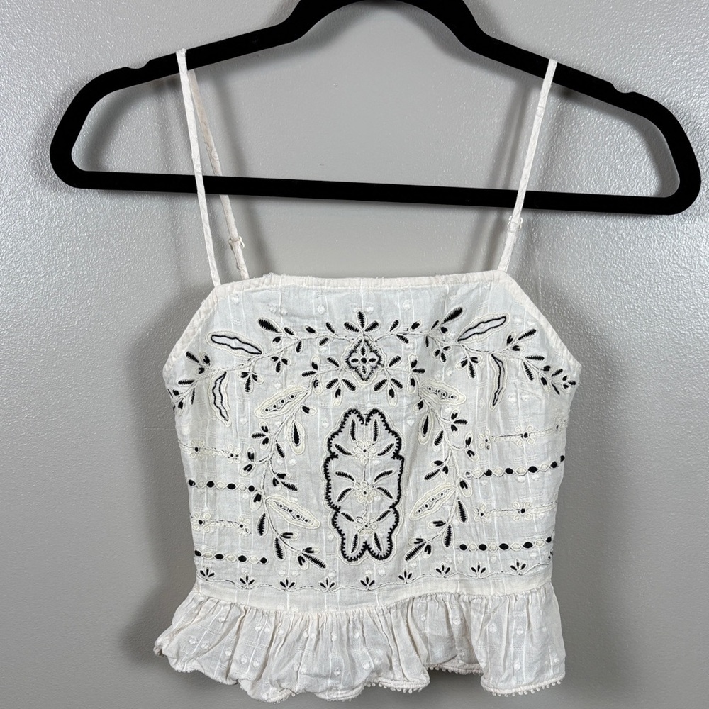H&M XS Embroidered Camisole